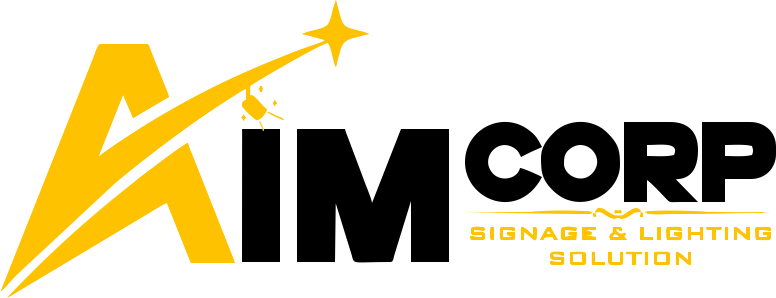 AIM CORP SIGNAGE